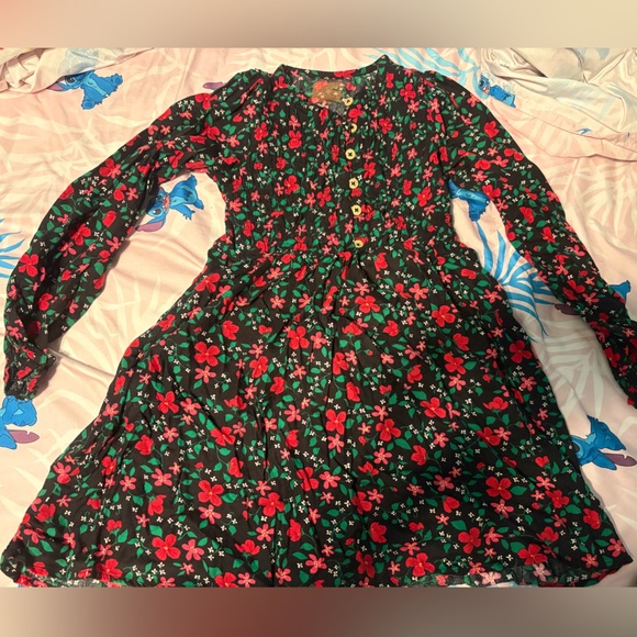 Cat & Jack Other - Size 8 (medium) long sleeve flower dress